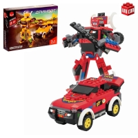 Конструктор-трансформер &laquo;Джип&raquo;, 145 деталей, цвет красный
