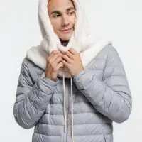 Балаклава-капюшон Flocky, молочно-белая