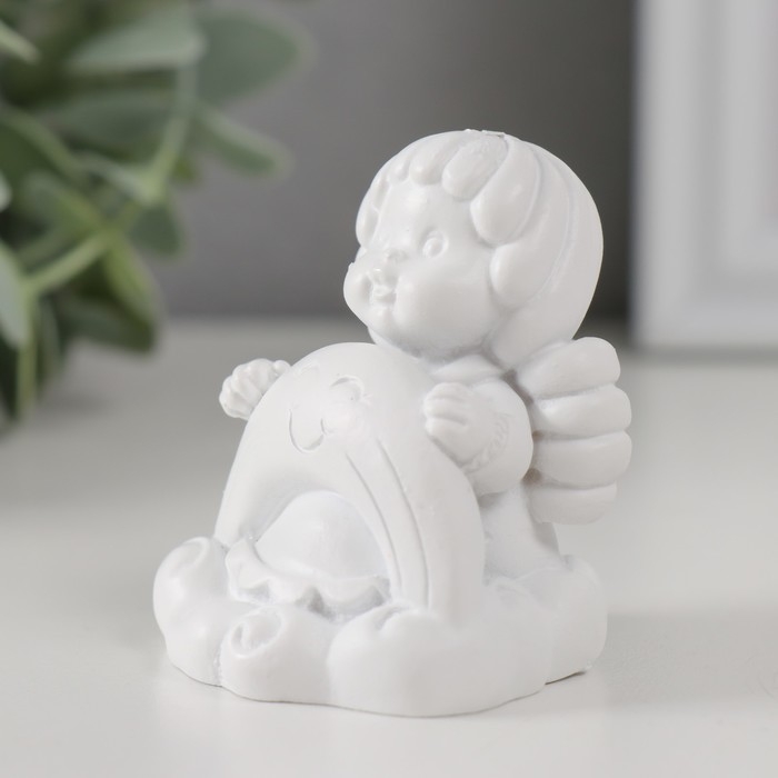 Сувенир полистоун "Малыш-ангел на облачке" МИКС 5х4,5х5 см