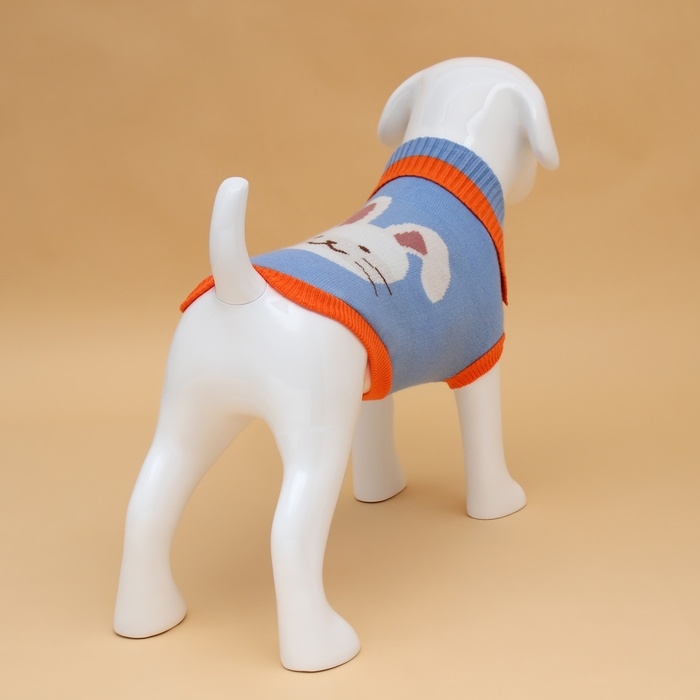 Свитер "Зайка", XL (ДС 34, ОШ 34, ОГ 32-51 см)