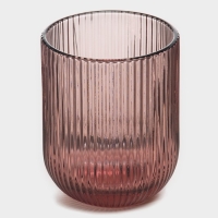 Стакан стеклянный Magistro &laquo;Грани&raquo;, 260 мл, 7,5&times;9,5 см, цвет сиреневый