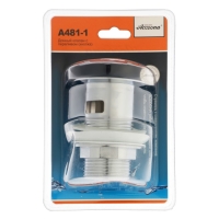 Донный клапан Accoona А481-1, для умывальника с переливом Донный клапан Accoona А481-1, для умывальника с переливом