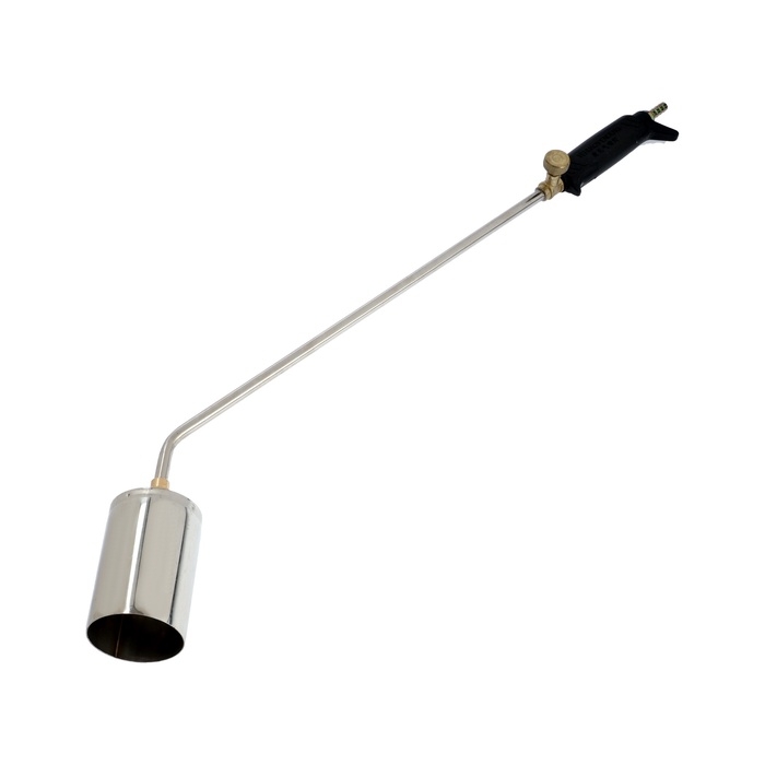 Горелка кровельная газовоздушная ТУНДРА, 710 мм, d=65 мм, 1300 °C, вентиль Горелка кровельная газовоздушная ТУНДРА, 710 мм, d=65 мм, 1300 °C, вентиль