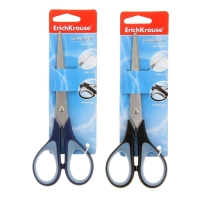 Ножницы ErichKrause Standard +, 19 см, лезвия из нержавеющей стали, антискользящие резиновые вставки, ударопрочный пластик, МИКС Ножницы ErichKrause Standard +, 19 см, лезвия из нержавеющей стали, антискользящие резиновые вставки, ударопрочный пластик, МИКС