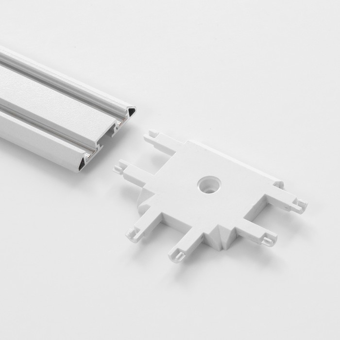 Коннектор SLIM Коннектор SLIM "Т-образный" 4-жильный белый 0,7х4х2см