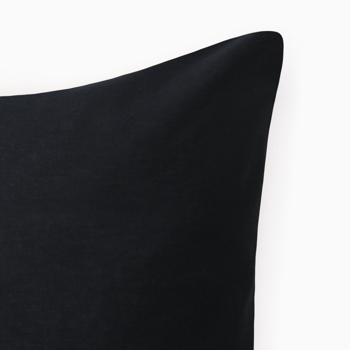 Комплект наволочек "Этель" 50х70 см - 2 шт, цв. Чёрный, 100% хлопок, бязь