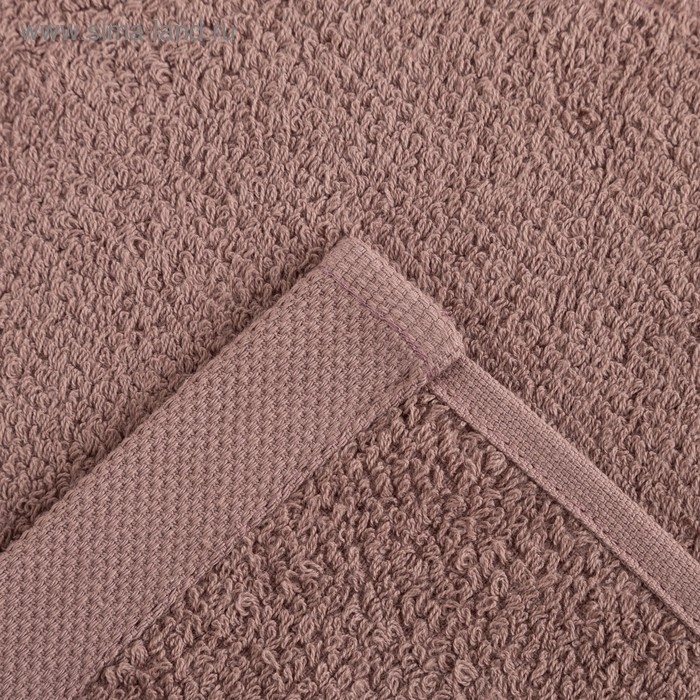 Полотенце махровое Этель &laquo;Терри&raquo; 50x90 см, коричневый