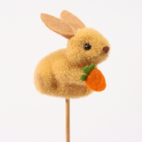 Пасхальный декор на палочке &laquo;Зайчик&raquo;, 4,5 &times; 6 &times; 31 см