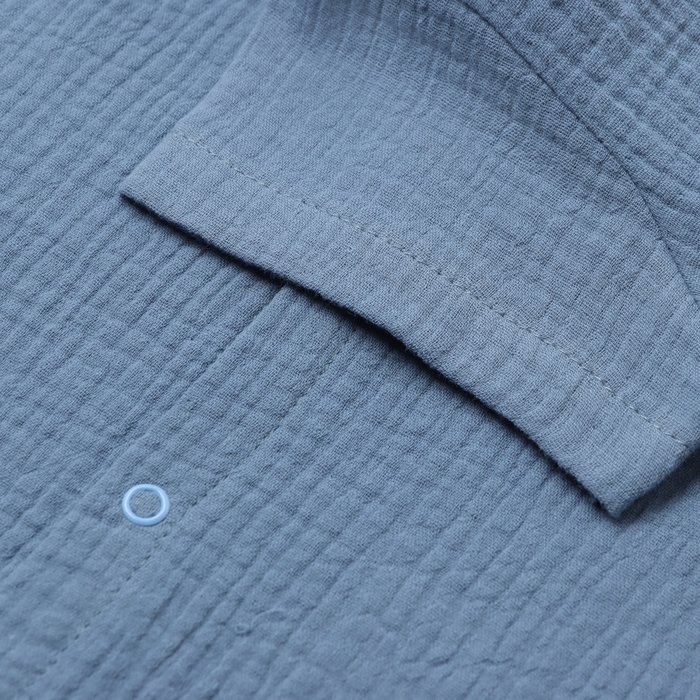 Комбинезон Крошка Я Муслин,р. 62-68, синий