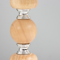 Настольная лампа "Лигнум" E27 40Вт светлое дерево 25х25х37,5 см RISALUX