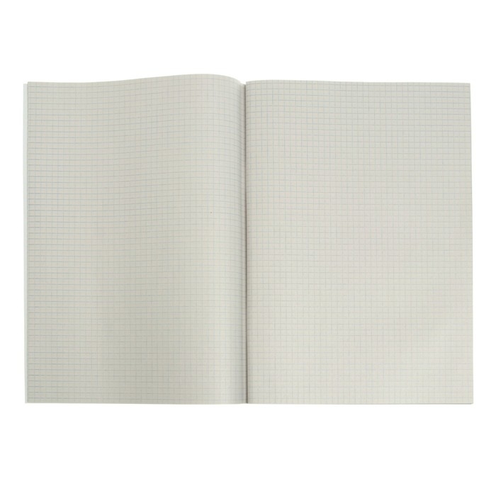 Тетрадь А4, 96 листов в клетку Calligrata, бумвинил, А4, блок офсет, синий