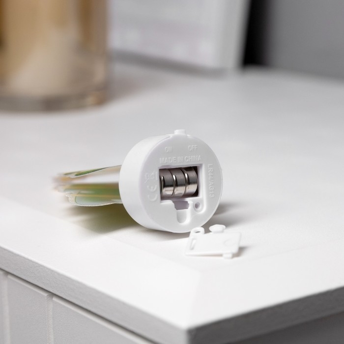 Световая картинка на подставке &laquo;Ёлочка&raquo; 11 см, батарейки, свечение тёплое белое