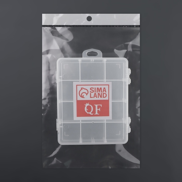 Органайзер для декора, с подвесом, передвижные ячейки, 12 ячеек, 13,8 × 11,3 см, цвет прозрачный Органайзер для декора, с подвесом, передвижные ячейки, 12 ячеек, 13,8 × 11,3 см, цвет прозрачный