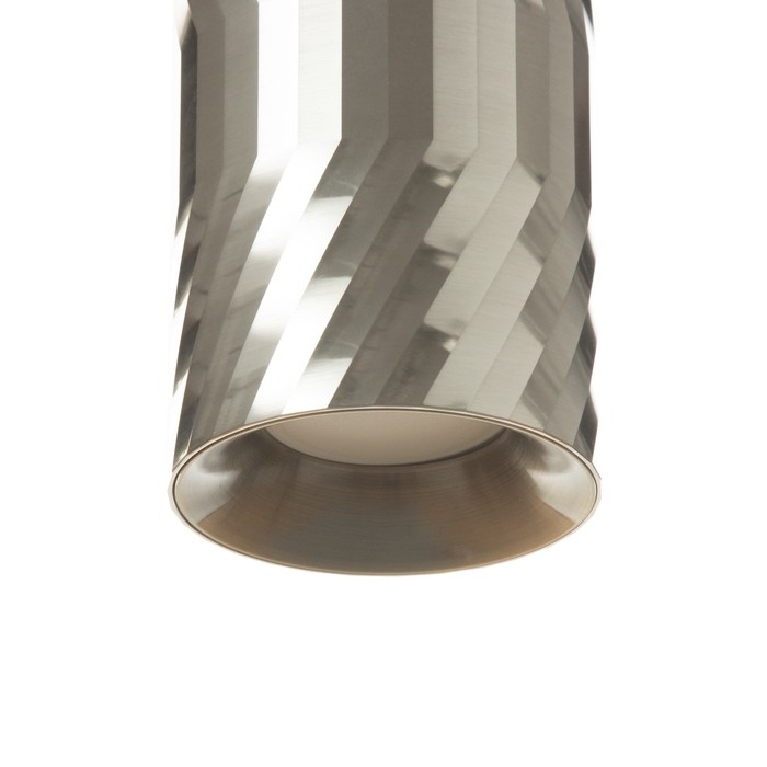 Светильник Светильник "Алисер" GU10 серебро 7,5х7,5х13 см