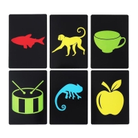 Цветные картинки для новорожденных, 20 карт Цветные картинки для новорожденных, 20 карт