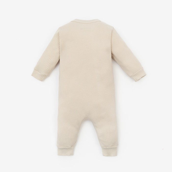 Комбинезон Крошка Я, BASIC LINE, рост 62-68 см, цвет молочный