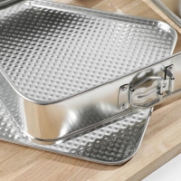 Набор форм для выпечки Доляна «Квадрат, сердце, круг», 3 предмета, съёмное дно Набор форм для выпечки Доляна «Квадрат, сердце, круг», 3 предмета, съёмное дно