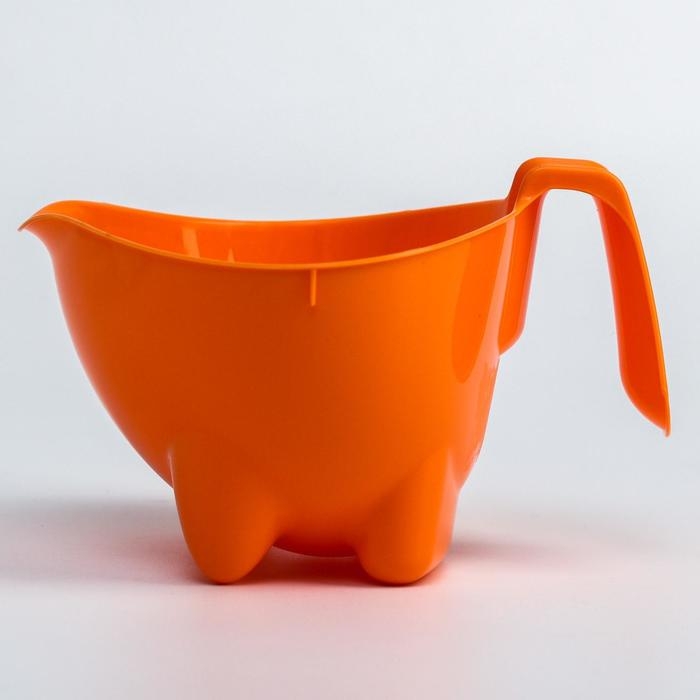 Ковш пластиковый для купания и мытья головы, детский банный ковшик &laquo;Буль-Буль&raquo;, 600 мл., цвет МИКС