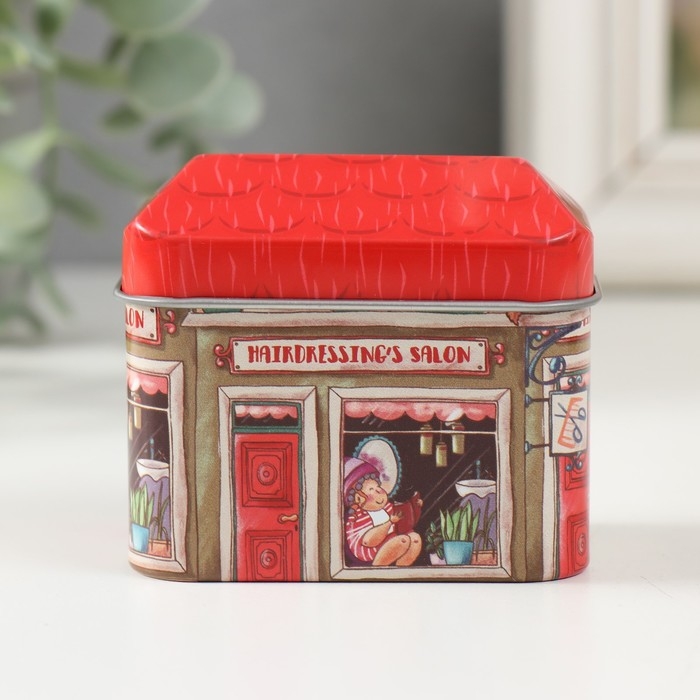 Шкатулка металл Шкатулка металл "Магазинчик" МИКС 4,2х6,7х5,5 см