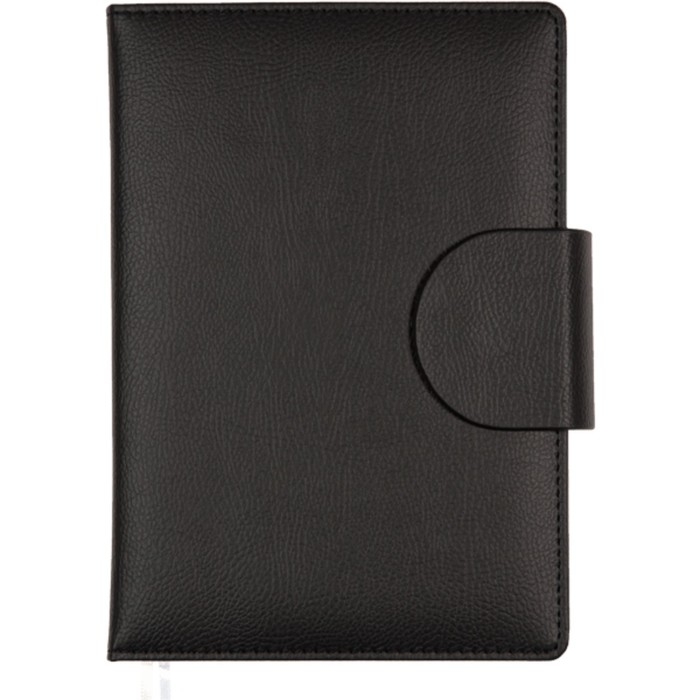 Ежедневник недатированный А5, 160 листов, deVENTE. Norwich, обложка искусственная кожа, 2 ляссе, тонированный блок 70 г/м2, чёрный Ежедневник недатированный А5, 160 листов, deVENTE. Norwich, обложка искусственная кожа, 2 ляссе, тонированный блок 70 г/м2, чёрный