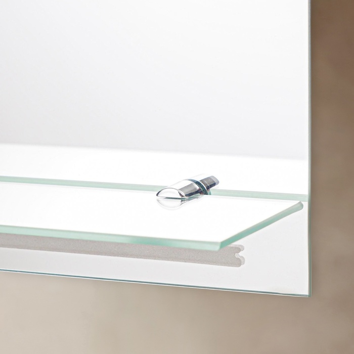 Зеркало &laquo;Винтаж&raquo;, с пескоструйной графикой, настенное, с полочкой, 49&times;68 см