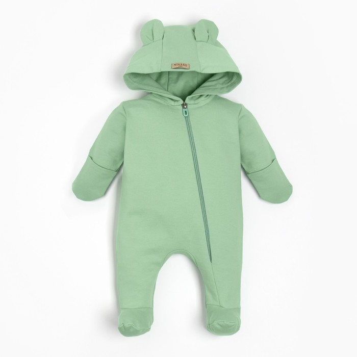 Комбинезон детский MINAKU, цвет зеленый, рост 80-86 см