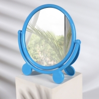 Зеркало настольное «Круг», с рамкой под фотографию, d зеркальной поверхности 17,5 см, цвет МИКС Зеркало настольное «Круг», с рамкой под фотографию, d зеркальной поверхности 17,5 см, цвет МИКС