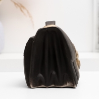 Копилка "Барсетка" черная, 18х12х13см Копилка "Барсетка" черная, 18х12х13см