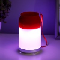 Ночник "Фоси" LED 5 режимов от батареек 3хААА бело-красный 6,5х6,5х11,5 см Ночник "Фоси" LED 5 режимов от батареек 3хААА бело-красный 6,5х6,5х11,5 см