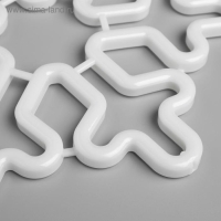 Светодиодная фигура &laquo;Снежинка&raquo; 30 см, пластик, 220 В, свечение белое