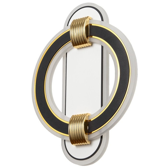 Бра Бра "Круг" LED 31Вт 4000К черно-белый 26х19х5 см