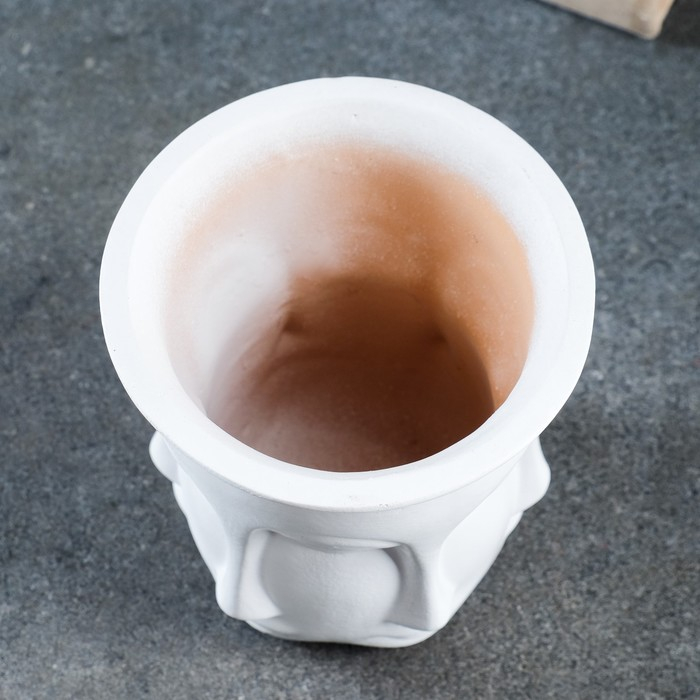 Кашпо - органайзер &laquo;Аделия&raquo; белое, 1л/ 16х13см