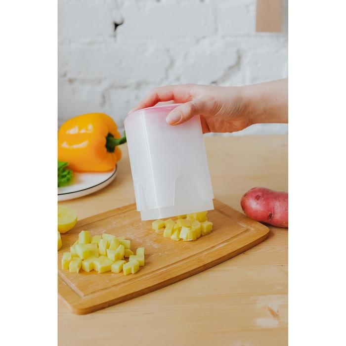 Овощерезка, 10&times;8&times;13,5 см, цвет белый