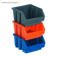 Лоток для метизов №1, 115х115х75 мм, оранжевый Лоток для метизов №1, 115х115х75 мм, оранжевый