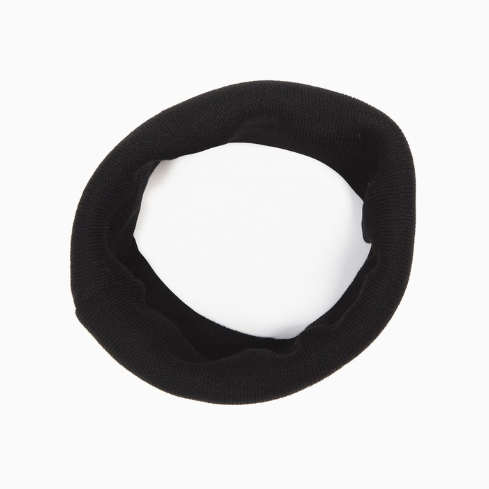 Комплект женский зимний (шапка/снуд), цвет чёрный, размер 56-58 Комплект женский зимний (шапка/снуд), цвет чёрный, размер 56-58