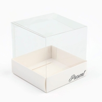 Коробка для кондитерских изделий Present, 10 х 10 х 10 см Коробка для кондитерских изделий Present, 10 х 10 х 10 см