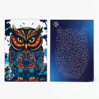 Пазлы деревянные фигурные &laquo;Сова&raquo;, 160 элементов