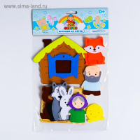 Пальчиковый театр «Колобок» (герои+домик) Пальчиковый театр «Колобок» (герои+домик)