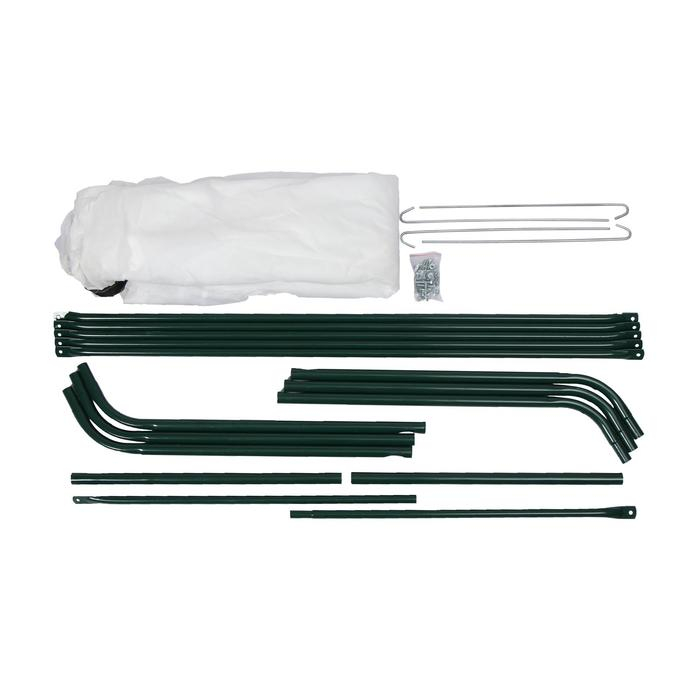 Мини-теплица, 1,25 &times; 1,4 &times; 1,15 м, стальной каркас d = 16 мм, спанбонд 60 г/м&sup2;