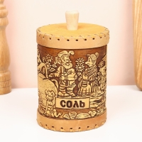 Туес «Деревня ", соль, 10 х 10 х 14 см Туес «Деревня ", соль, 10 х 10 х 14 см