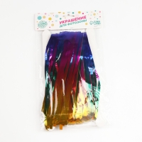 Праздничный занавес &laquo;Дождик&raquo;, р. 200 х 100 см, радужный