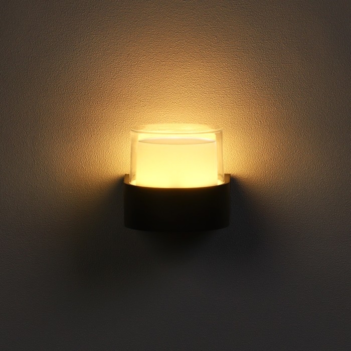 Светильник фасадный «Гранд», FSD-033, 5 Вт, 3000К, IP65, 220 В, пластик, черный Светильник фасадный «Гранд», FSD-033, 5 Вт, 3000К, IP65, 220 В, пластик, черный