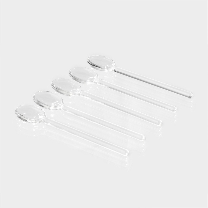 Ложка чайная стеклянная «Классика», 15×2,7 см, цвет прозрачный Ложка чайная стеклянная «Классика», 15×2,7 см, цвет прозрачный