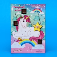 Новый год. Адвент-календарь ChokoTime " Волшебные пожелания единорога", 65 г Новый год. Адвент-календарь ChokoTime " Волшебные пожелания единорога", 65 г