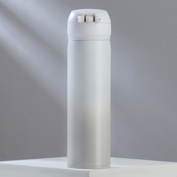 Термос &laquo;Утренний кофе&raquo; серый, 450 мл