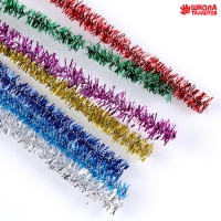 Проволока с ворсом для поделок и декорирования, набор 30 шт., цвета МИКС с блеском Проволока с ворсом для поделок и декорирования, набор 30 шт., цвета МИКС с блеском