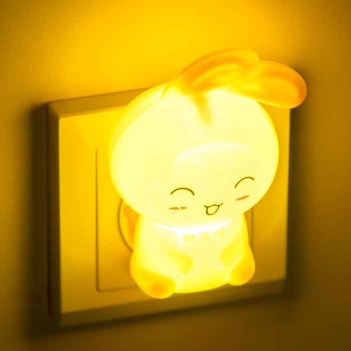 Ночник "Зайчик" LED МИКС 7 х7х9см RISALUX
