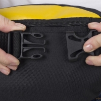 Сумка поясная &laquo;Билет&raquo;, 28х7х14 см, отдел на молнии, наружный карман, цвет чёрный