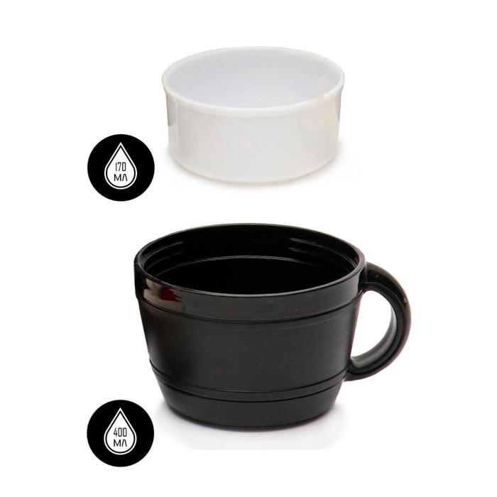 Термос, 1.6 л, Движение Термос, 1.6 л, Движение "Мастер К. Ямал", с двумя кружками, сохраняет тепло 18 ч, чёрный