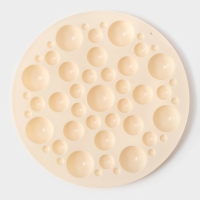 Форма для выпечки Доляна «Пузырьки», d=24 см, цвет бежевый Форма для выпечки Доляна «Пузырьки», d=24 см, цвет бежевый